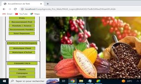Logiciel de gestion en ligne de cooperative agricole