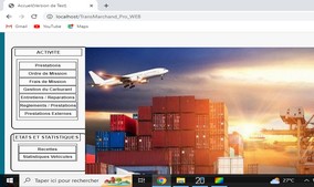 Logiciel de gestion en ligne de Transport de Marchandise